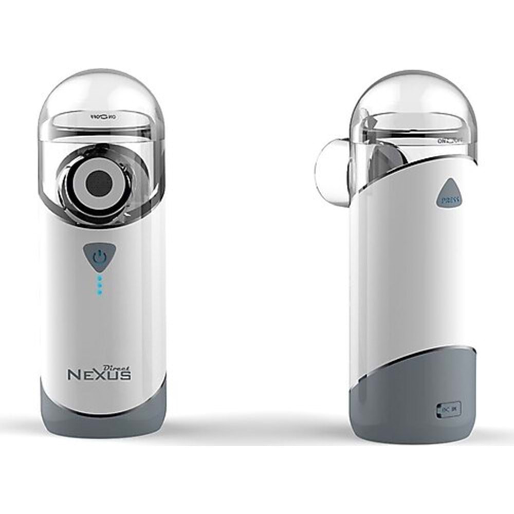 Direct Nexus Taşınabilir Mesh Hava Makinesi Nebulizatör Cihazı Şarjlı Sessiz Hafif