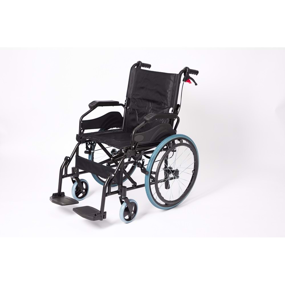 Manuel Tekerlekli Sandalye Katlanabilir Transfer Sandalyesi 166