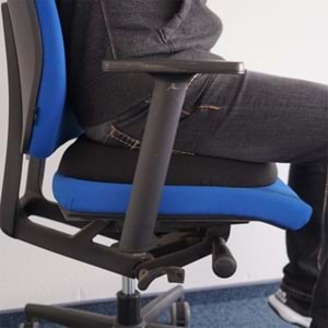 Ortopedik Visco Oturma Simidi Hemoroid Basur Kuyruk Sokumu Yastığı Araç Ofis Sandalye Minderi